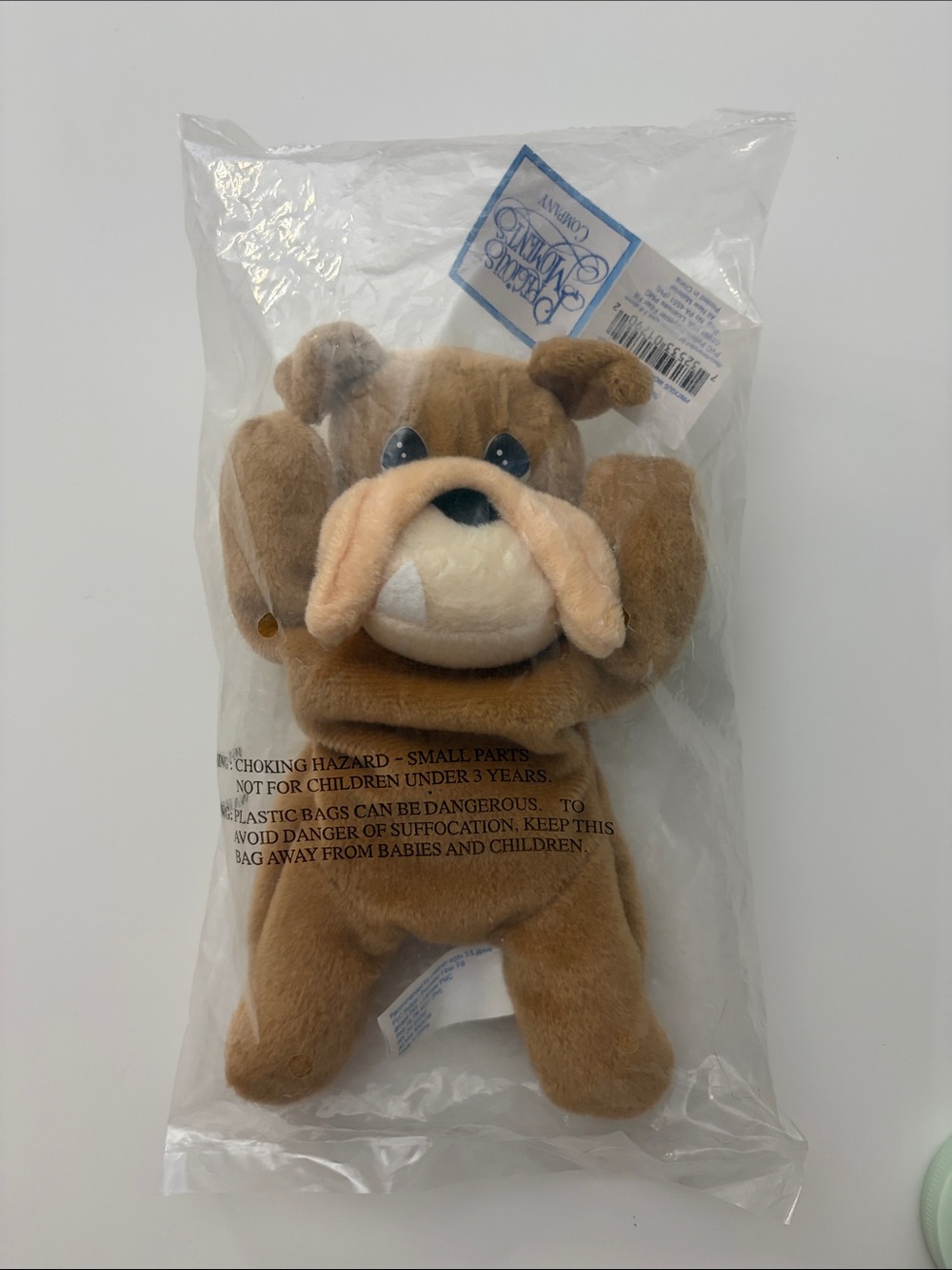 Vtg 1999 Precious Moments Pals Thor the Bulldog Plush | Timmy’s Special Delivery